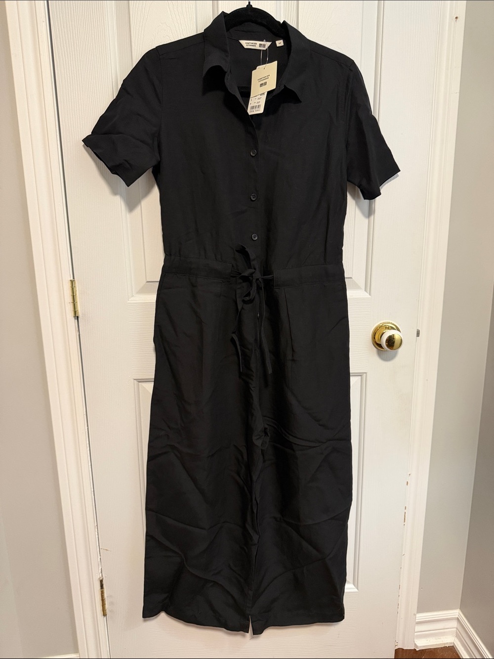 Comptoir des cotonniers Button-Front Linen onepiece